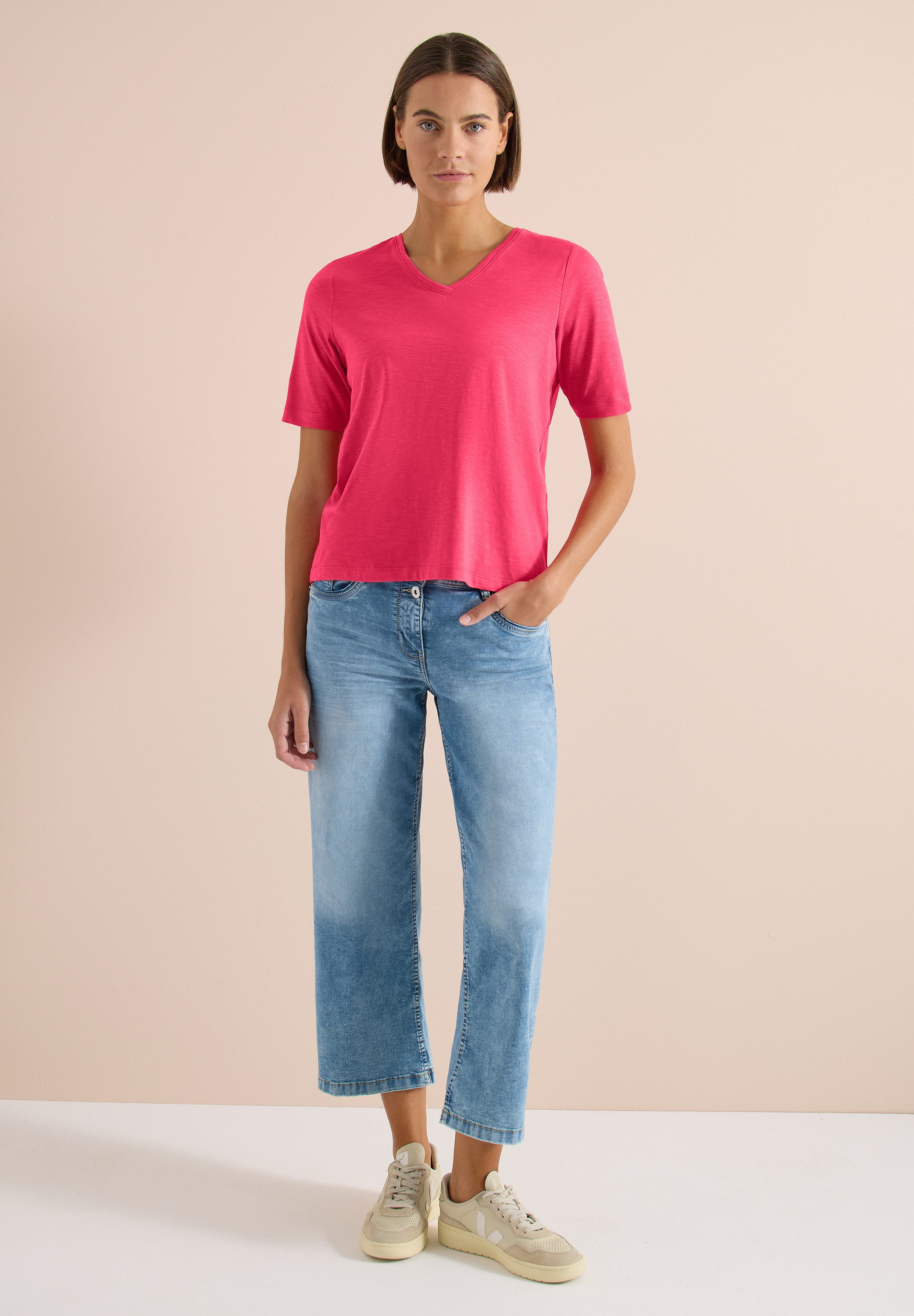 CECIL T-Shirt mit Flammgarn – Bild 3 von 5