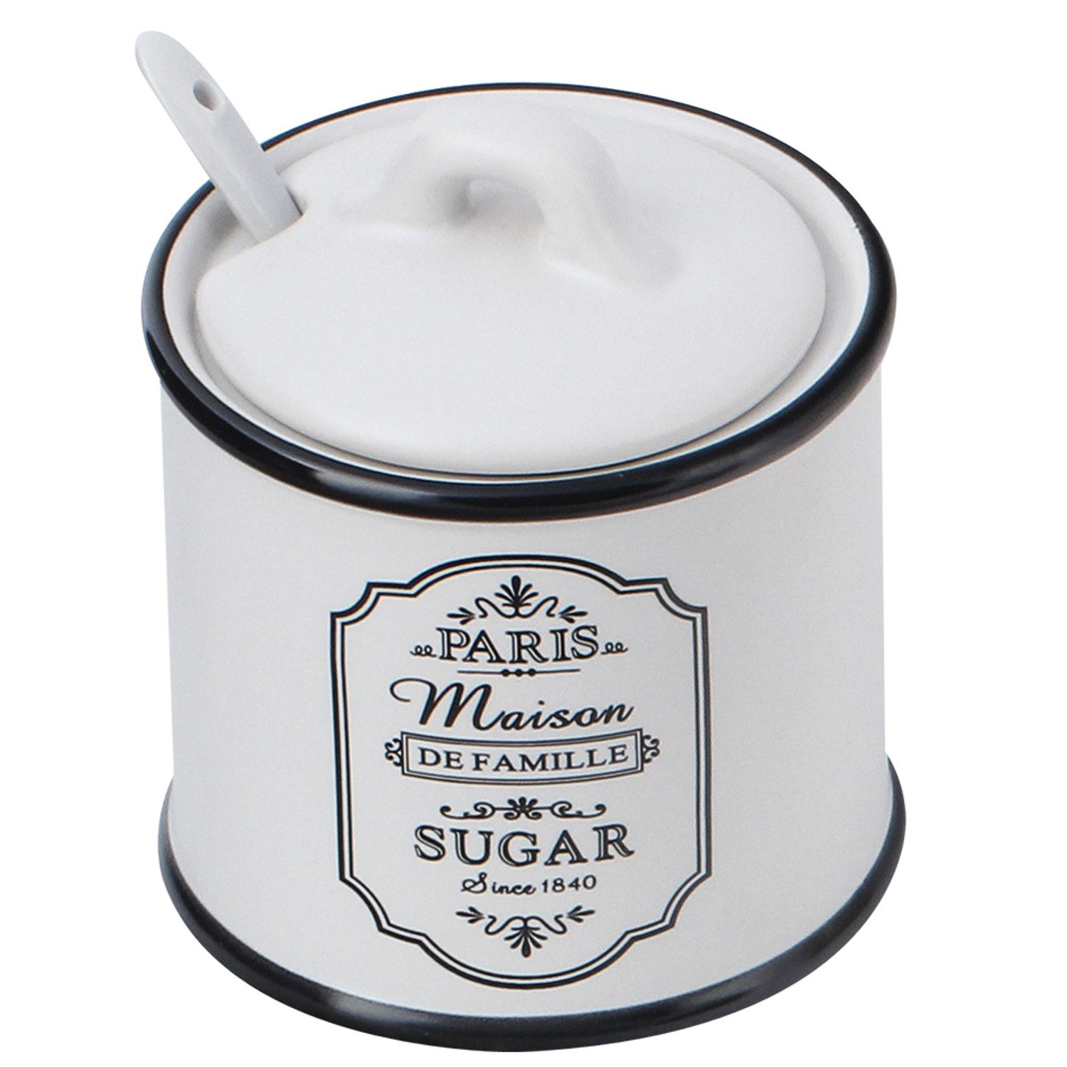 Zuckerdose Zuckerschüssel mit Löffel