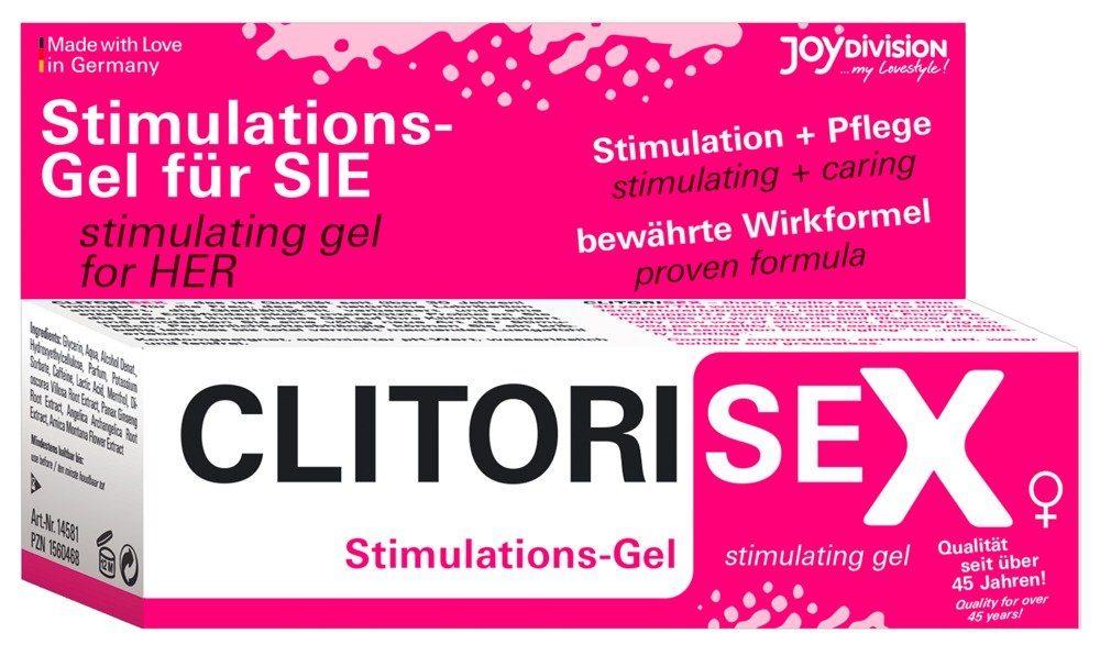 JOYDIVISION Gleitgel 25 ml - Joydivision Präparate - CLITORISEX Stimulat.gel 25 ml