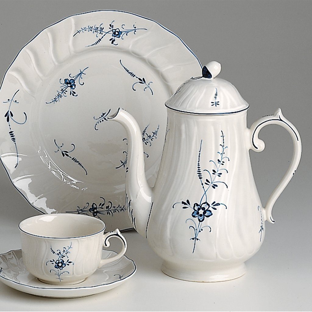 Villeroy & Boch Kaffeekanne Vieux Luxembourg Kaffeekanne, (1-St), Premium Porcelain, 1 Stck, mikrow.- & spülm.sicher
