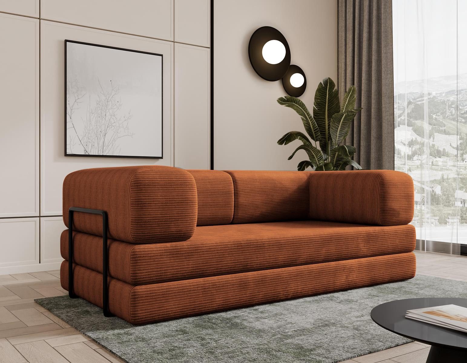 Compleo Sofa Designer Sofa LAMILO– 3-Sitzer günstig online kaufen