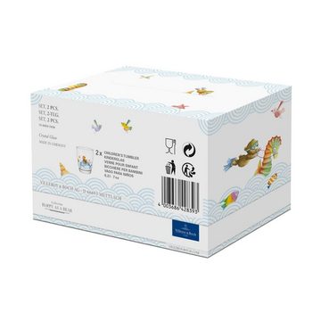 Villeroy & Boch Kinderbecher Happy as a Bear Kindergläser 150 ml 2er Set, Glas