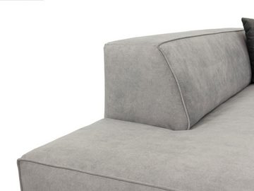 MIRJAN24 Ecksofa Lordin Premium, L-Form, Kissen-Set, Schwarze Füße, freier Seitenwahl