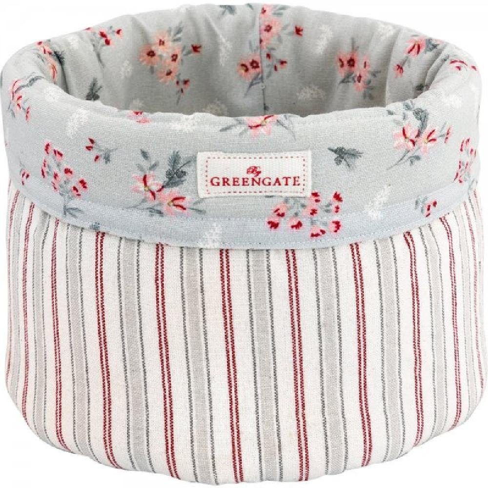 Greengate Brotkasten Brotkorb Cara Red-Grey