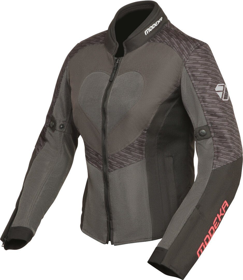 Modeka Motorradjacke Emma Air Damen Motorrad Textiljacke Rückenprotektor enthalten
