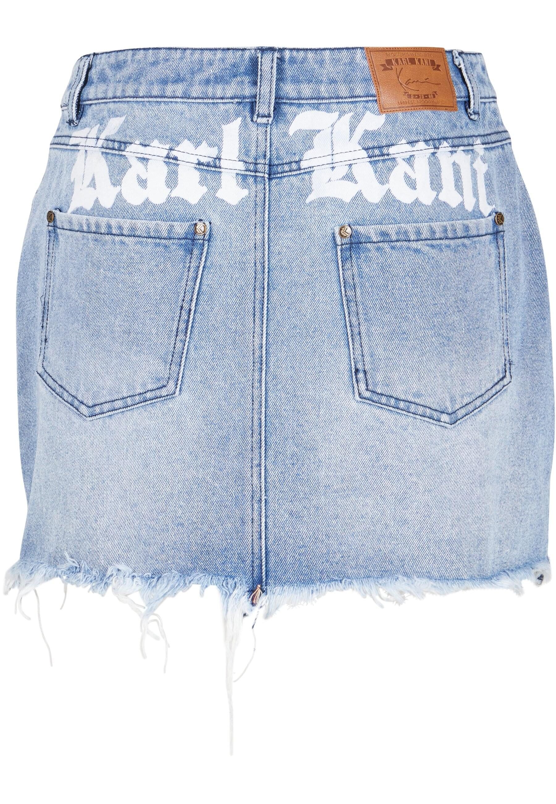 Karl Kani Sommerrock Karl Kani Damen Karl Kani OG Old English Denim Skirt ( günstig online kaufen
