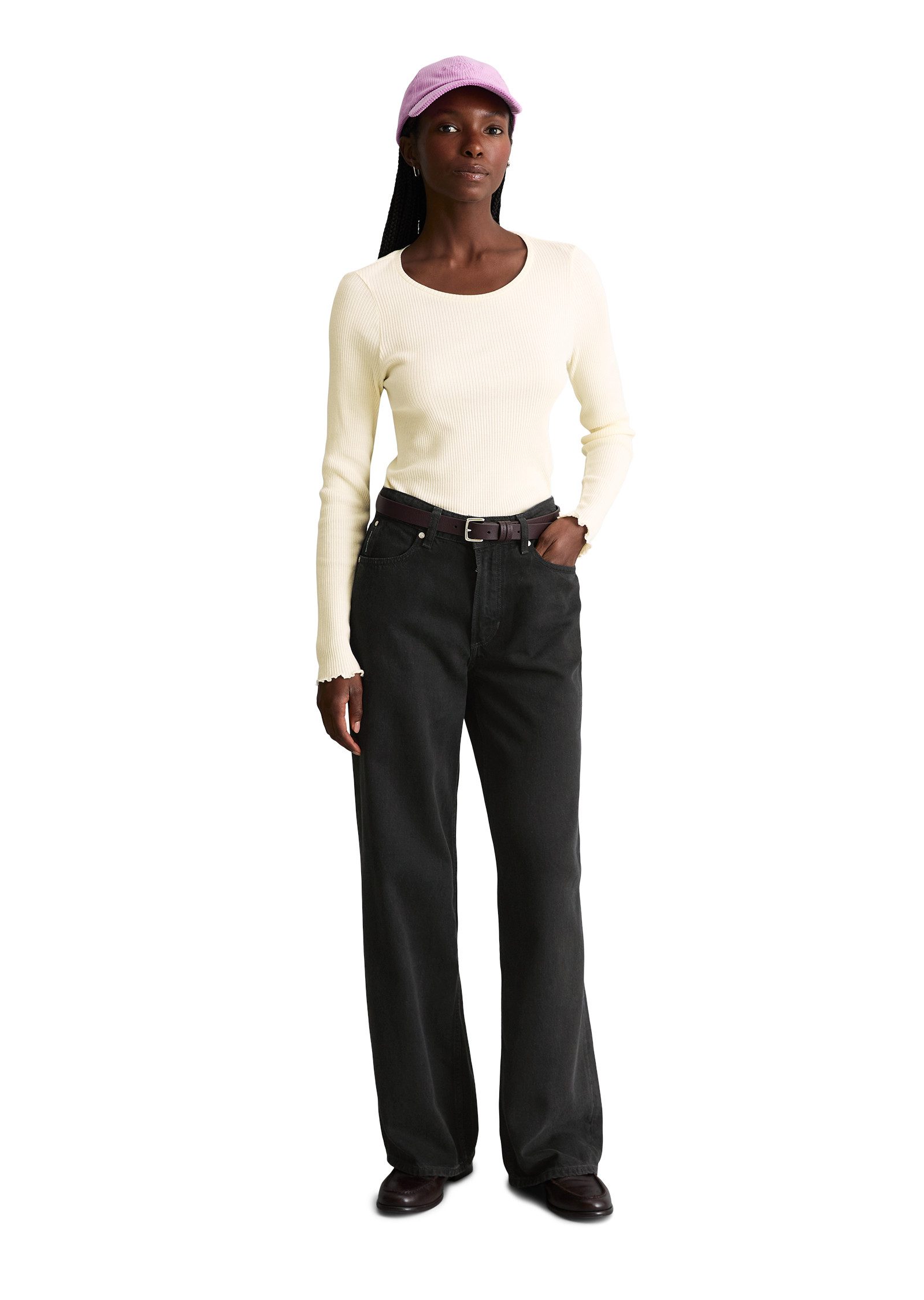 Marc O'Polo DENIM Langarmshirt aus Organic-Cotton-Stretch – Bild 5 von 5