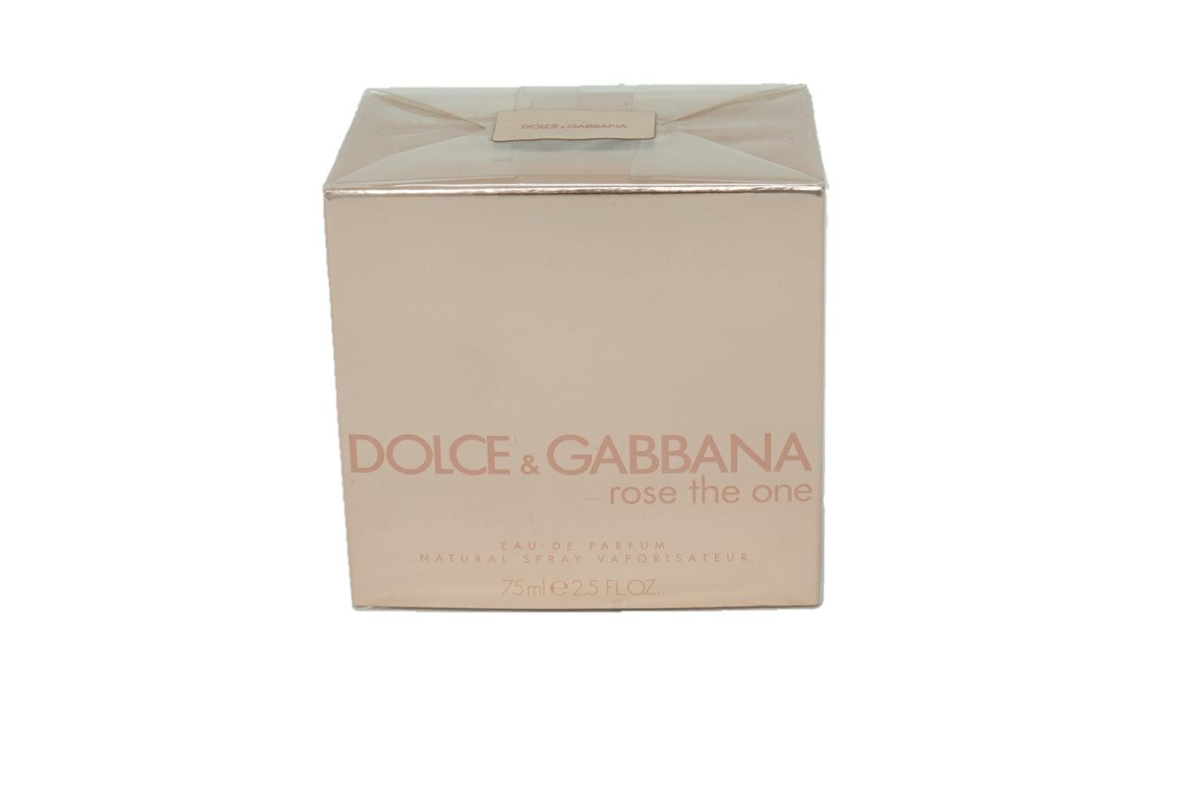 de The & Eau GABBANA Spray Gabbana 75ml Eau Toilette Vapo One Toilette Rose DOLCE Dolce & de
