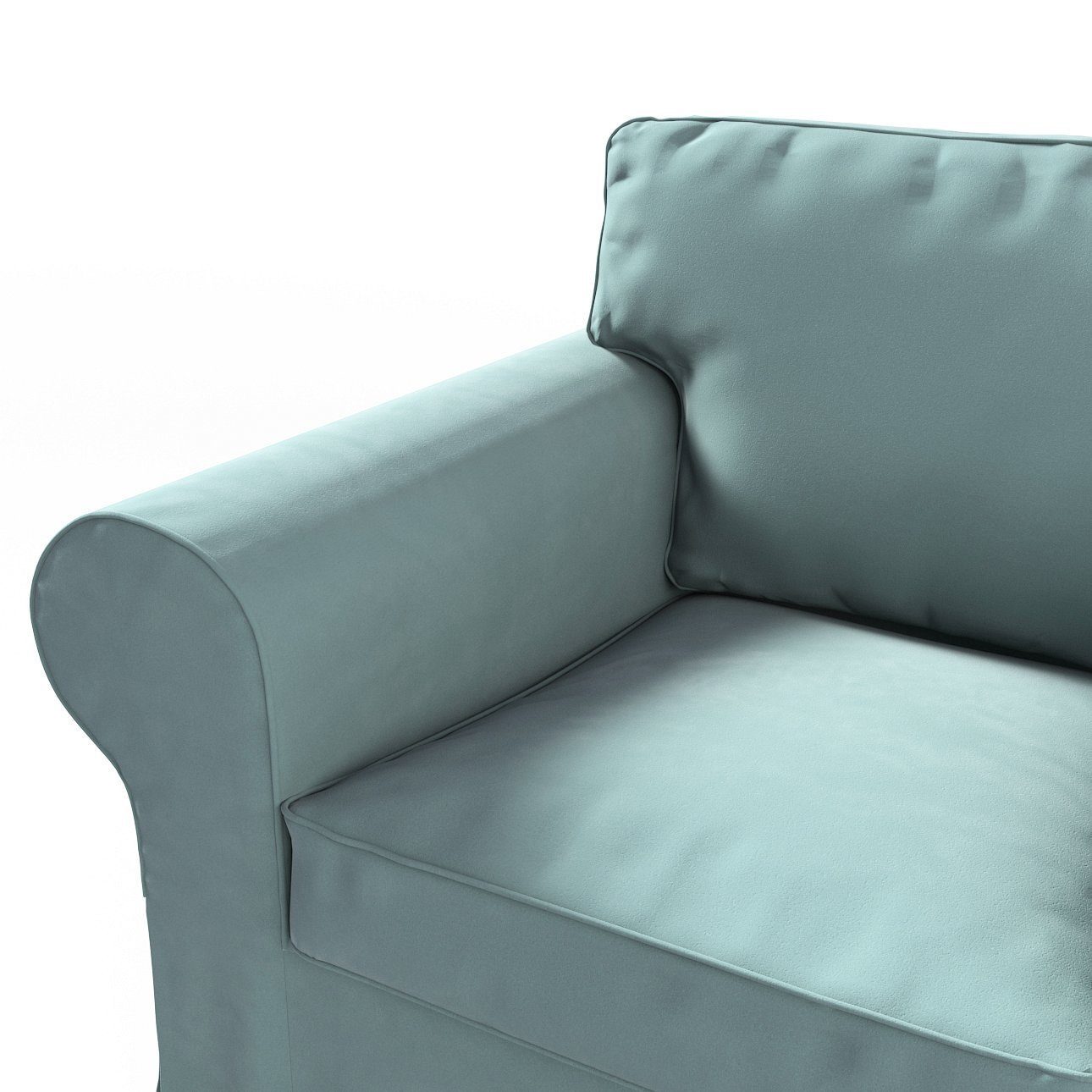 Sofahusse Ektorp Sessel, Velvet, Dekoria mintgrün | Sofahussen