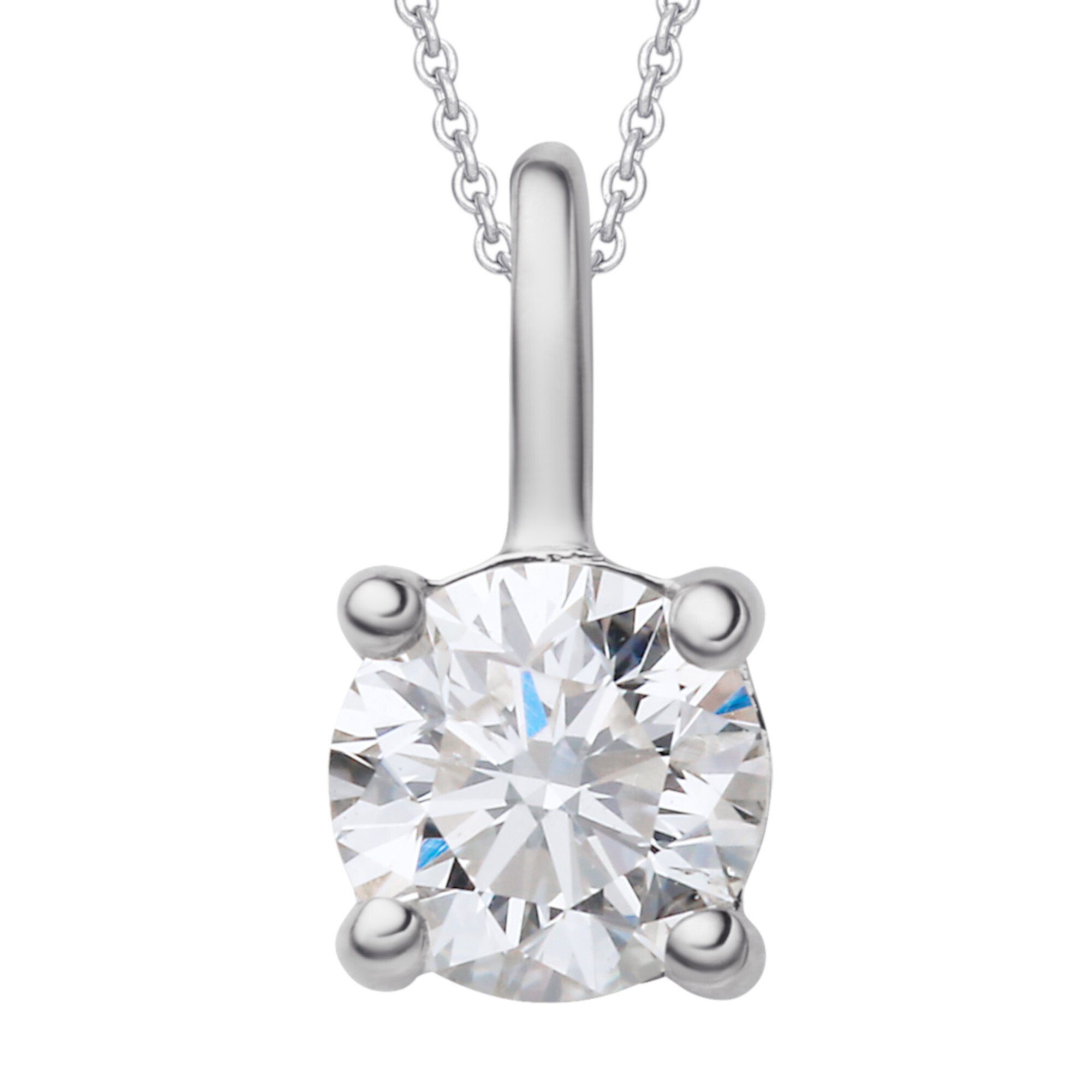 Schmuck Weißgold, Anhänger ONE Damen Brillant ELEMENT 0.25 ct Diamant 750 Gold aus Kettenanhänger