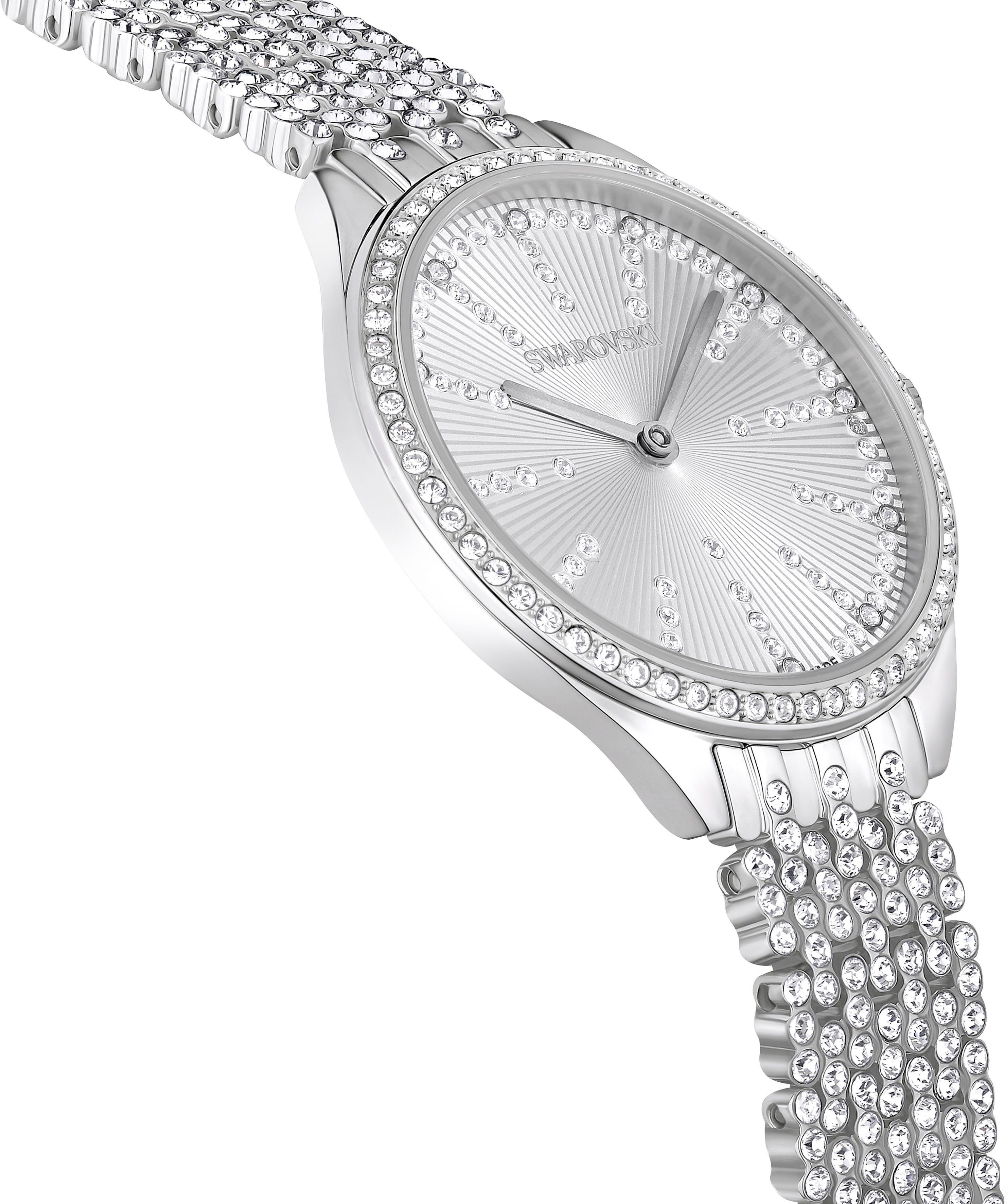 Swarovski Quarzuhr ATTRACT PAVÈ 5644062, Armbanduhr, Damenuhr, Swarovski-Kristalle, Swiss Made