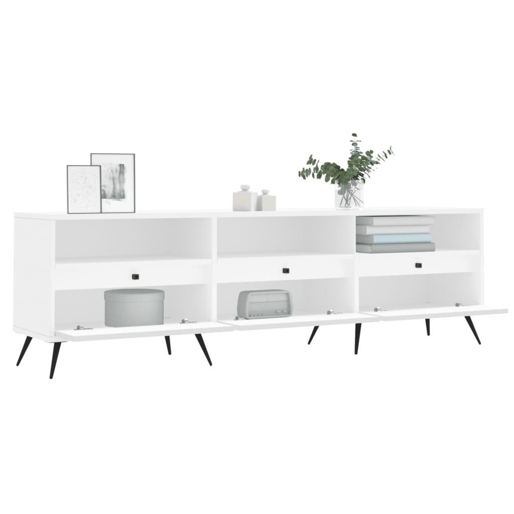 furnicato TV-Schrank Weiß 150x30x44,5 cm Holzwerkstoff