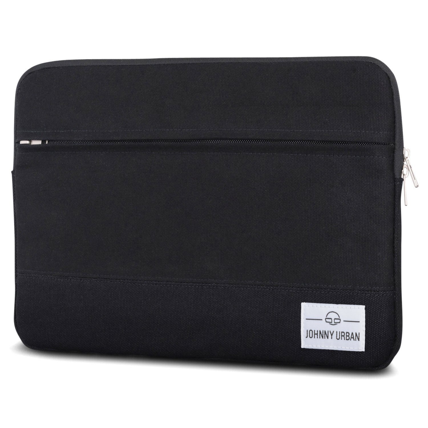 Johnny Urban Laptoptasche Canvas Laptophülle 13 Zoll Laptoptasche Schwarz