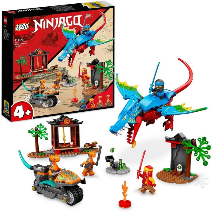 LEGO® Konstruktionsspielsteine Drachentempel (71759) LEGO® Ninjago (161 St)