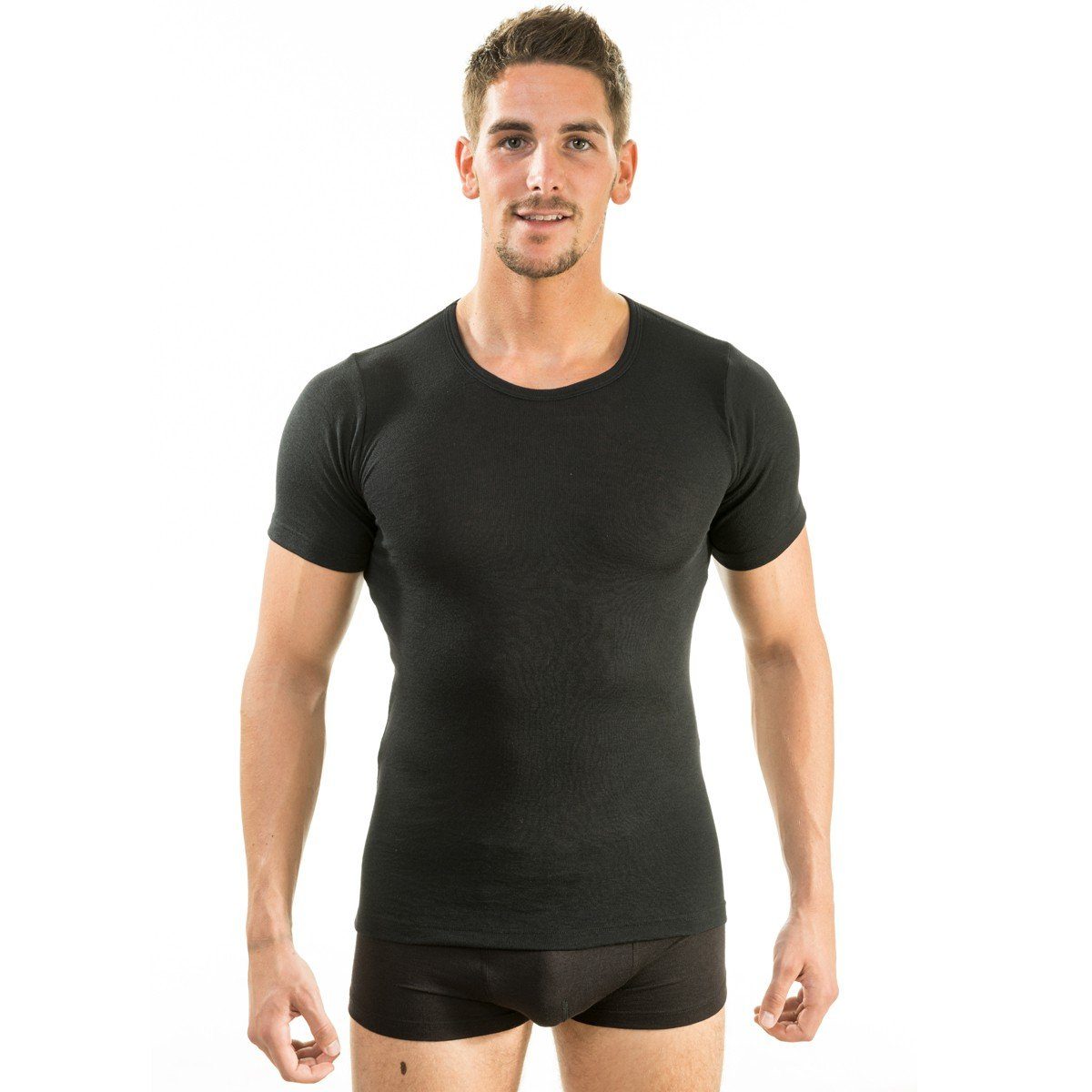 HERMKO Funktionsunterhemd 63840 Herren kurzarm Funktionsshirt günstig online kaufen