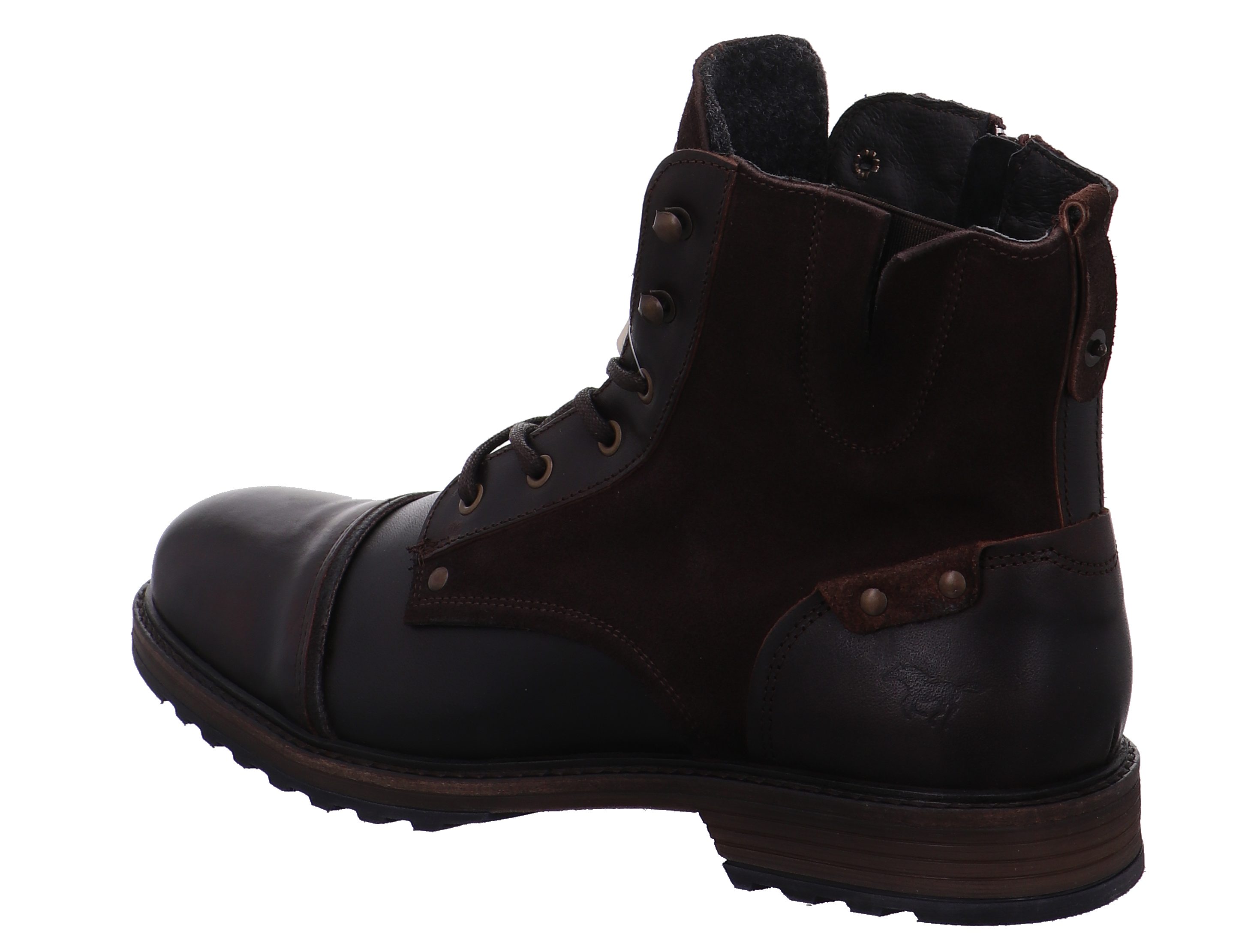 Mustang Shoes »Mustang Boots & Stiefel dunkel-braun« Schnürstiefelette  online kaufen | OTTO