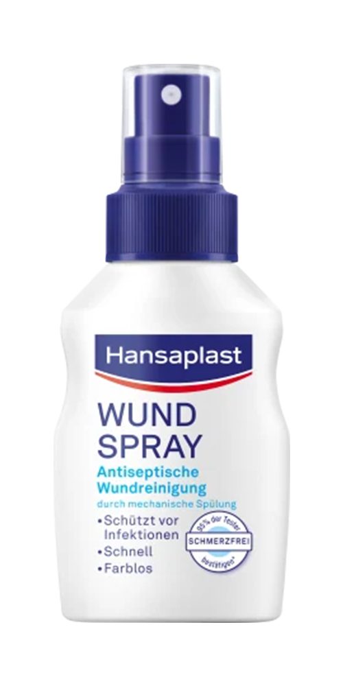 Hansaplast Wundpflaster Wundspray (50 ml), zur antiseptischen Wundreinigung
