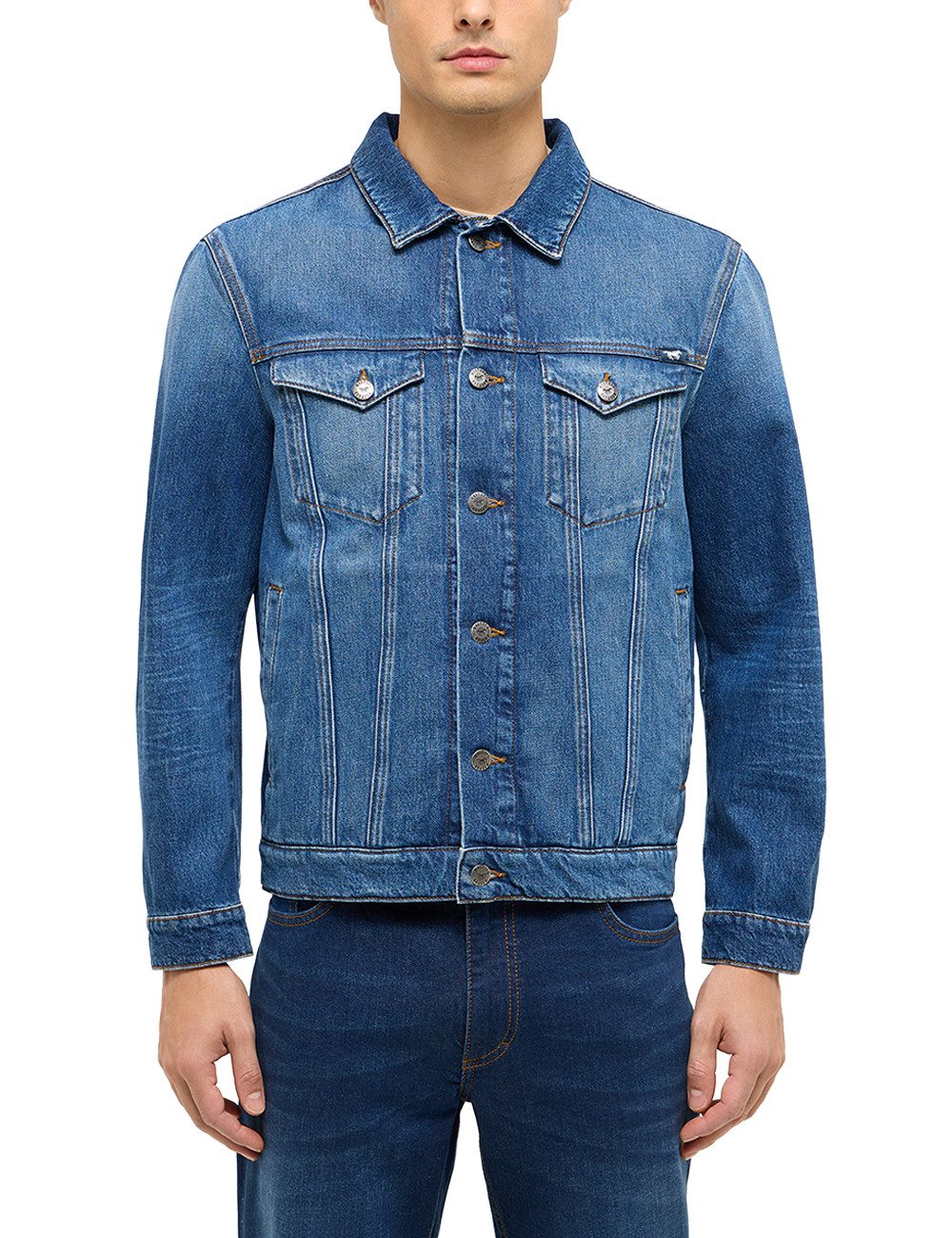 MUSTANG Jeansjacke MU-Dallas mit Teilungsnähten