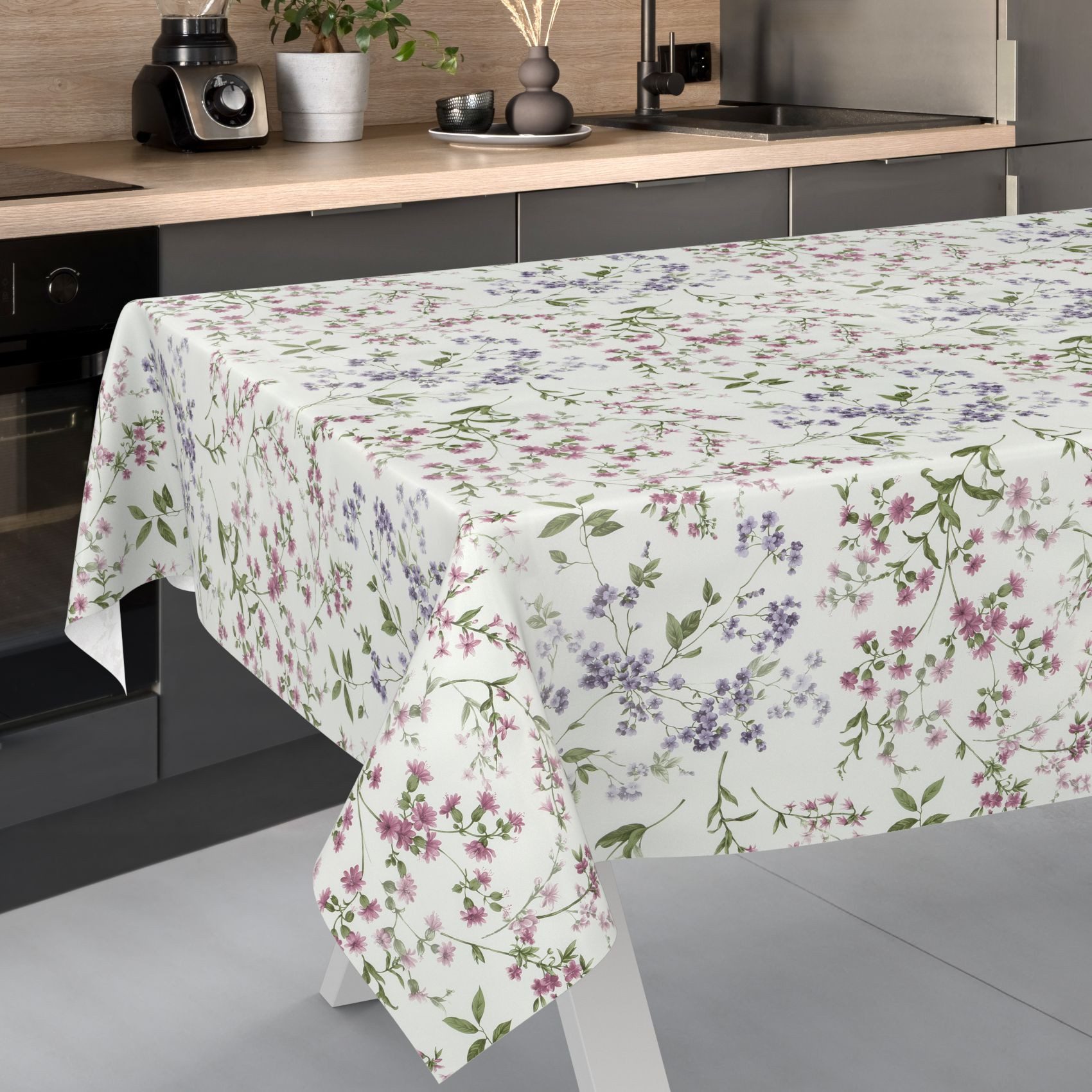 ANRO Tischdecke Wachstuch abwaschbar Blümchen Tischwäsche günstig online kaufen