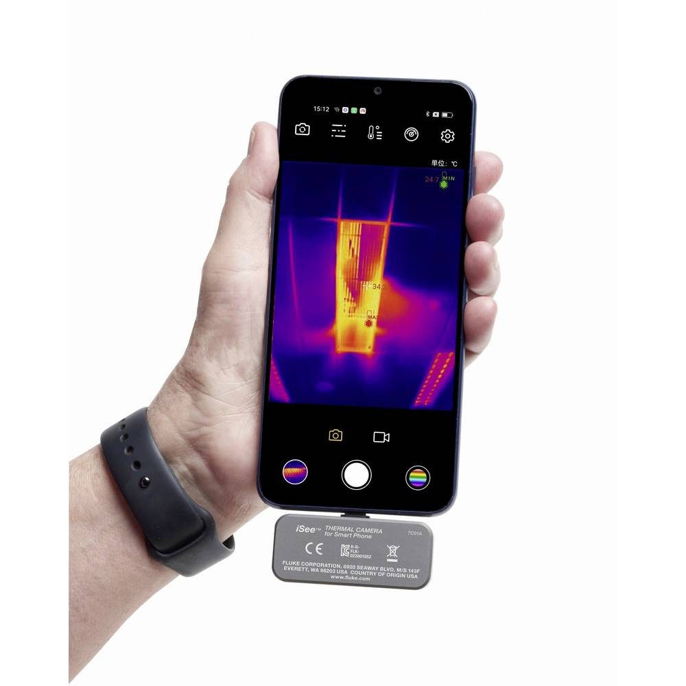 Fluke Wärmebildkamera iSee™ mobile Wärmebildkamera – TC01A für Android, 9 Hz 6016119