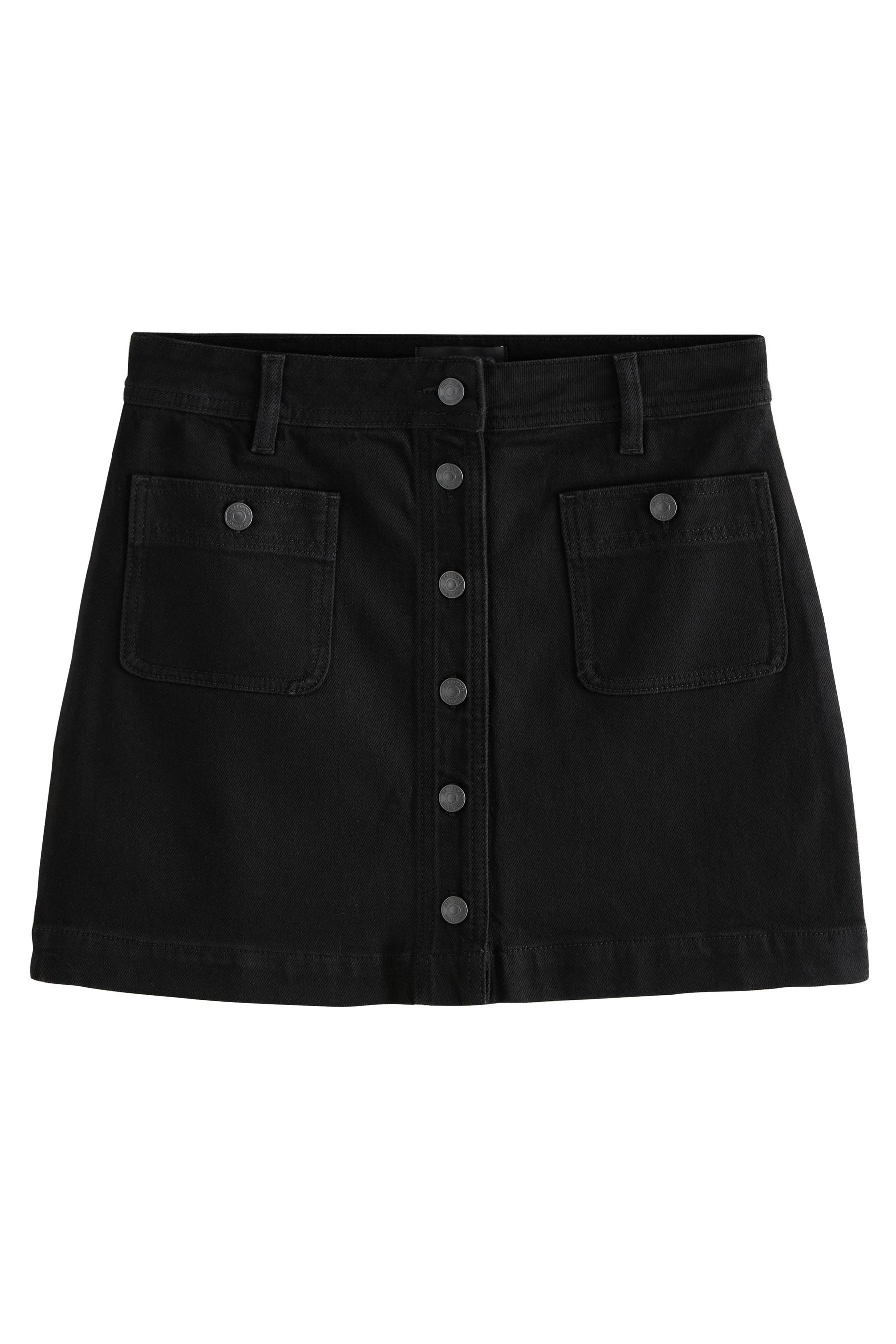 Next Minirock Jeans-Minirock mit aufgesetzter Tasche (1-tlg)