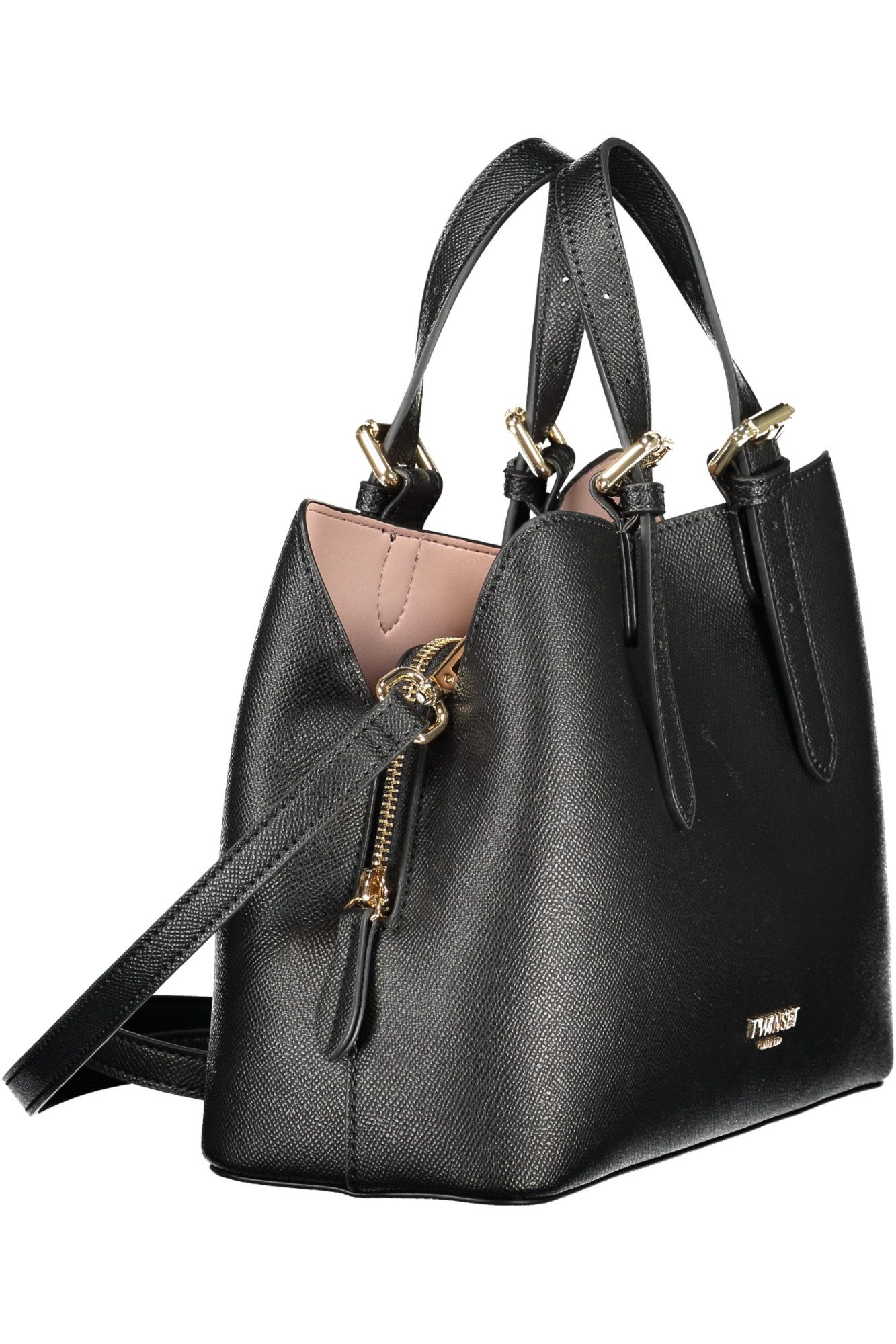 TWINSET Umhängetasche, Elegante Schwarze Damentasche: Vielseitig mit Verstellbaren Henkeln