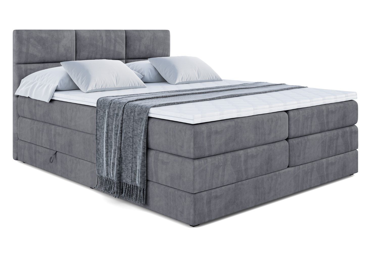 ALTDECOR Boxspringbett OHIO KING (Multipocket-Matratze H4, günstig online kaufen