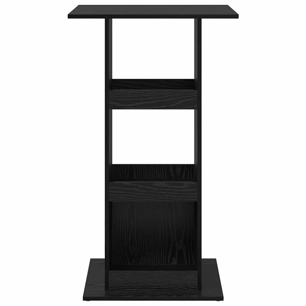vidaXL Esstisch Bartisch 60 x 60 x 100 cm Holzwerkstoff Schwarz Eichen-Optik (1-St) – Bild 5 von 5