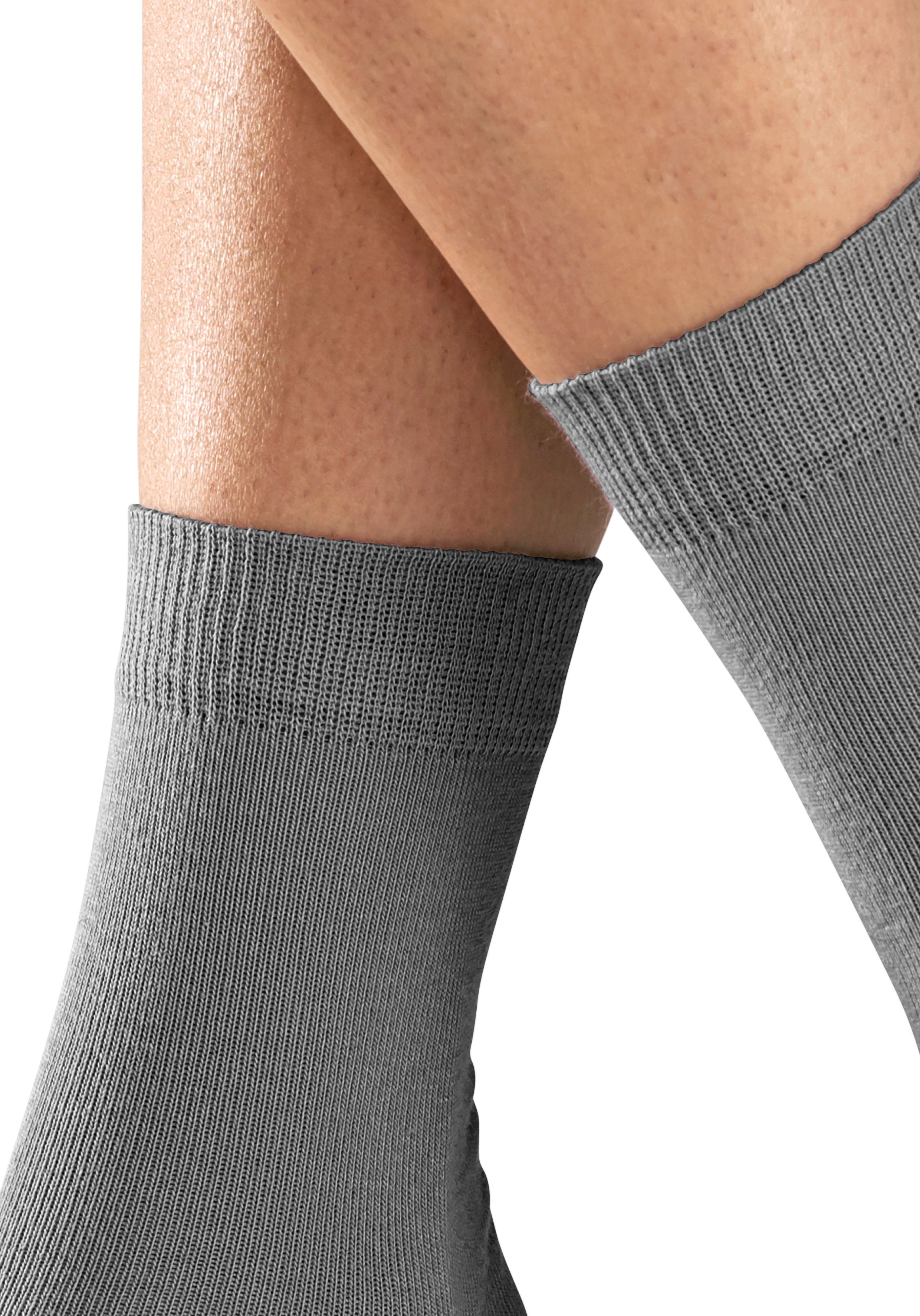 H.I.S Socken 4x grau-schwarz unterschiedlichen Farbzusammenstellungen 4-Paar) in (Set