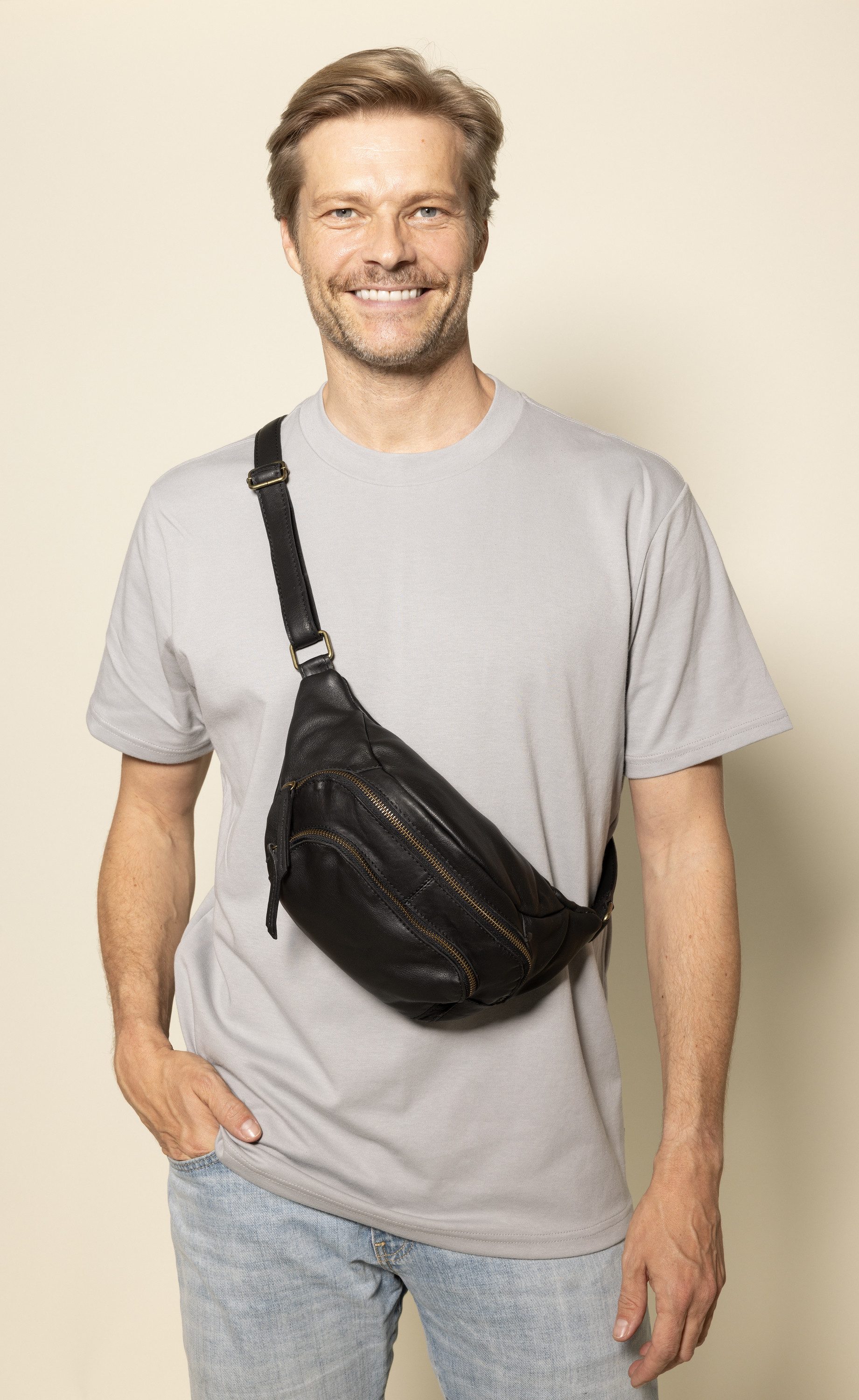 Gusti Leder Gürteltasche Gusti Leder Gürteltasche Sverre (1-tlg)