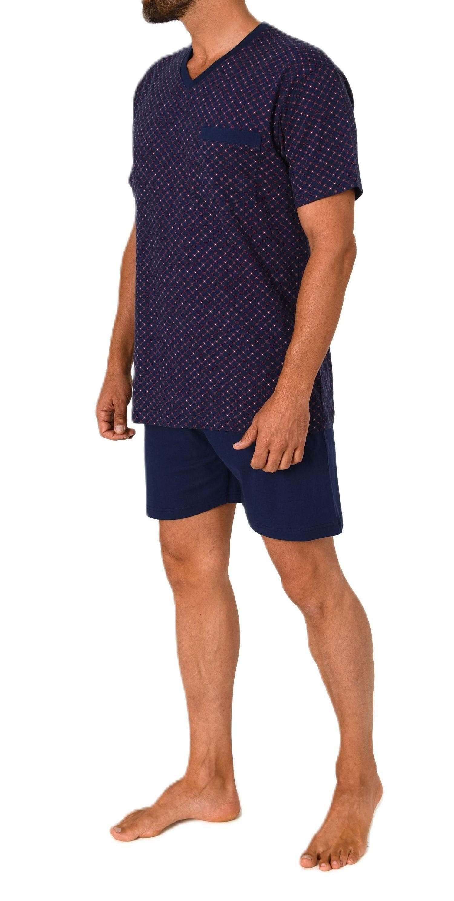 Normann Pyjama Normann Herren Schlafanzug kurzarm Shorty - auch in Übergrößen – Bild 4 von 5