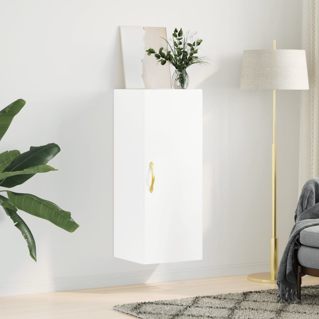 vidaXL Hängeschrank Wandschrank Weiß 34,5x34x90 cm günstig online kaufen