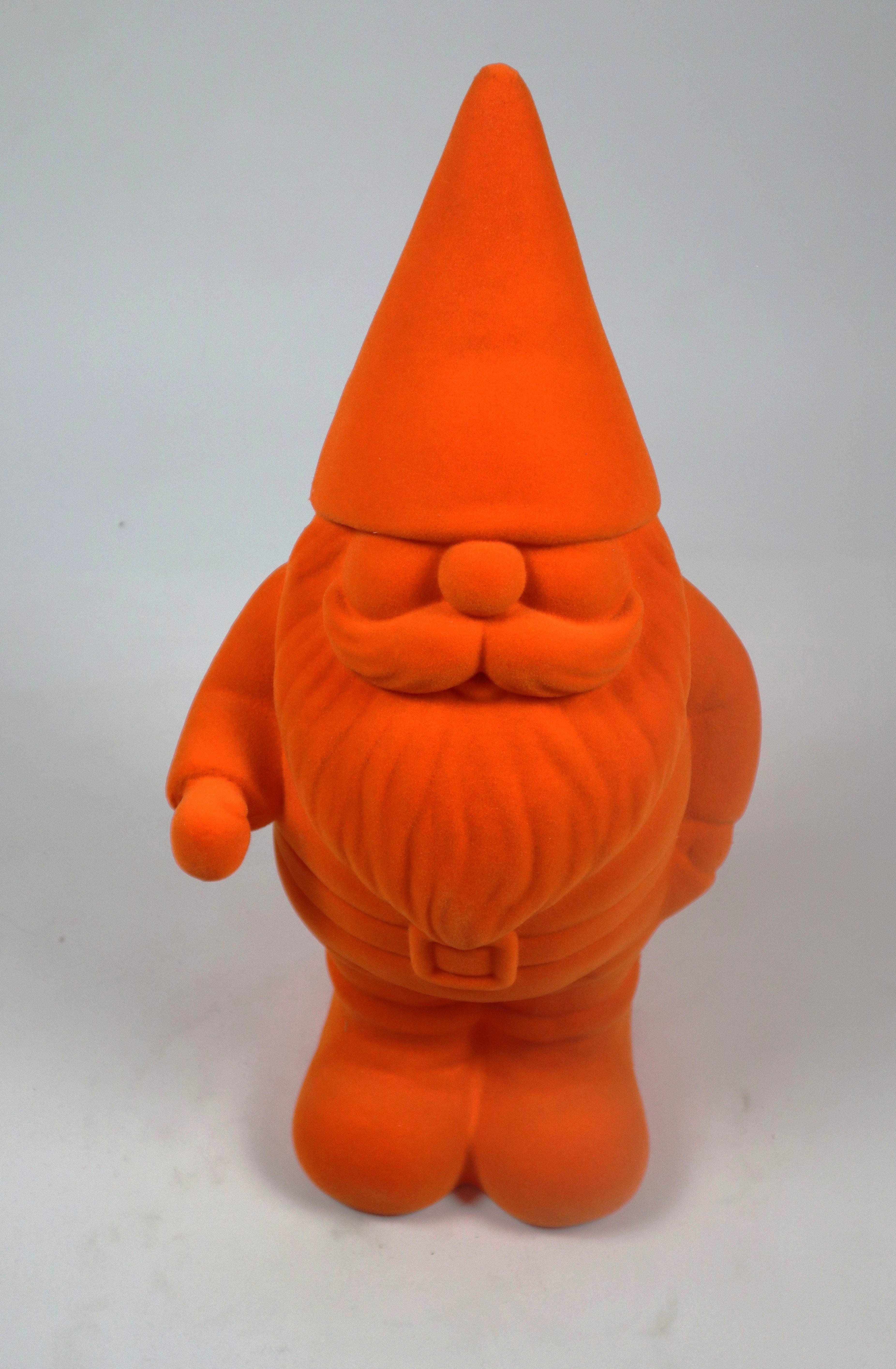 AM Design Weihnachtsfigur Santa mit samtweichem Flock, aus Kunststoff, Höhe 55 cm, in verschiedenen Farben