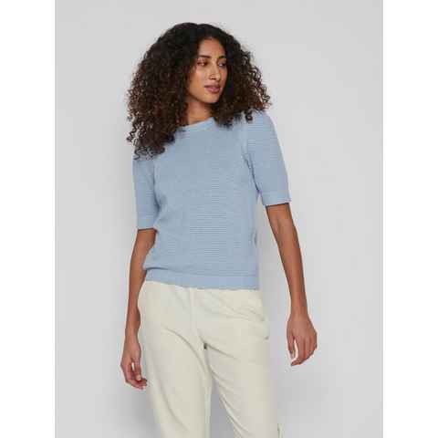 Vila Kurzarmpullover VIDALO O-NECK S/S KNIT TOP - NOOS