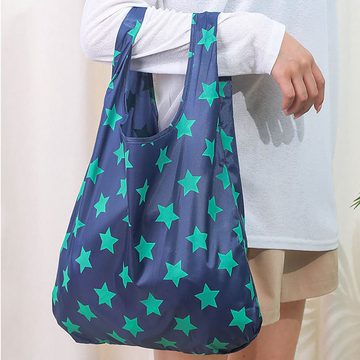 AquaBreeze Einkaufsbeutel 6 Pack Tragbare wiederverwendbare Einkaufstasche, Öko-Taschen Faltbare Einkaufstaschen Handtaschen