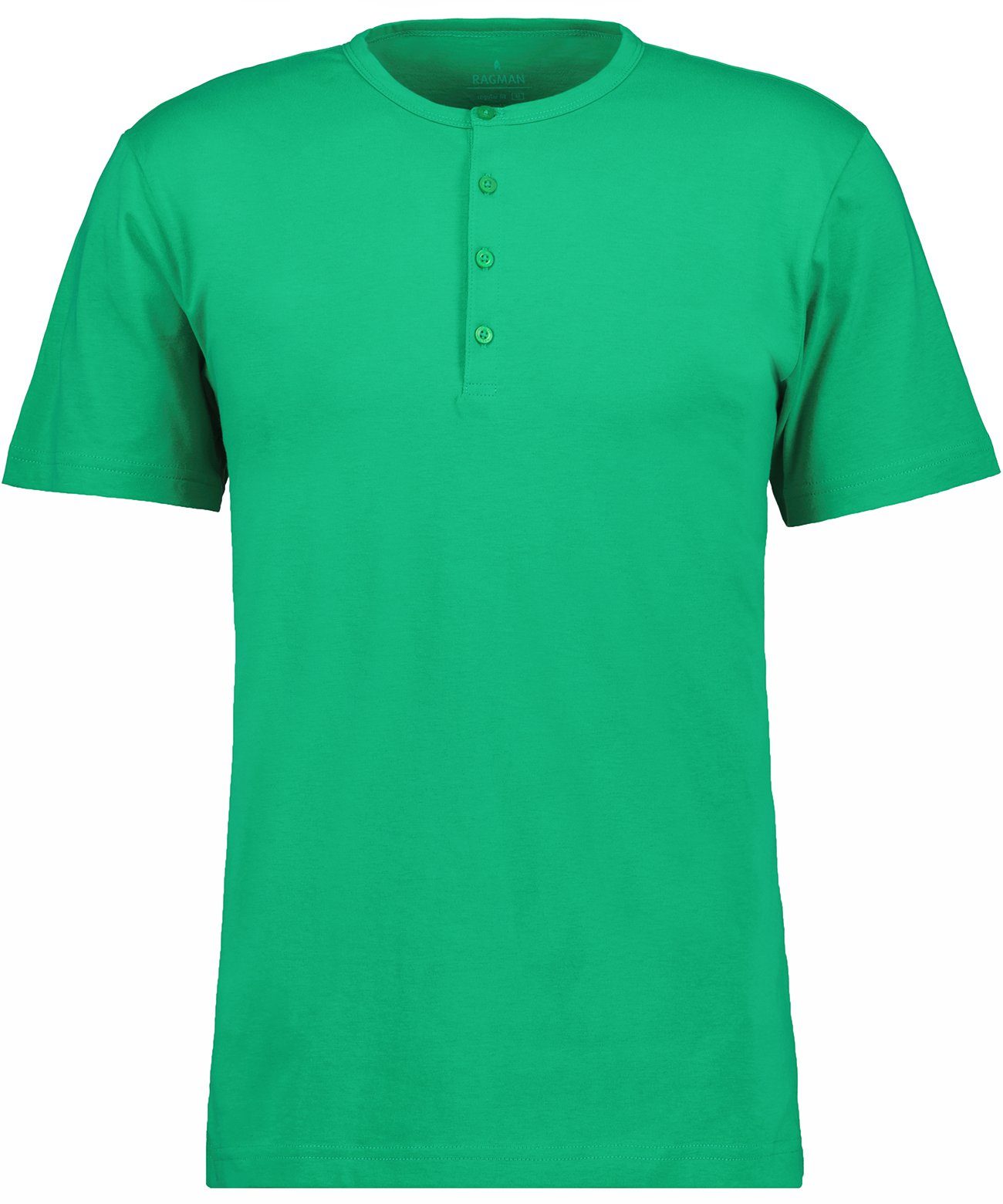 RAGMAN Henleyshirt Electric Green-394