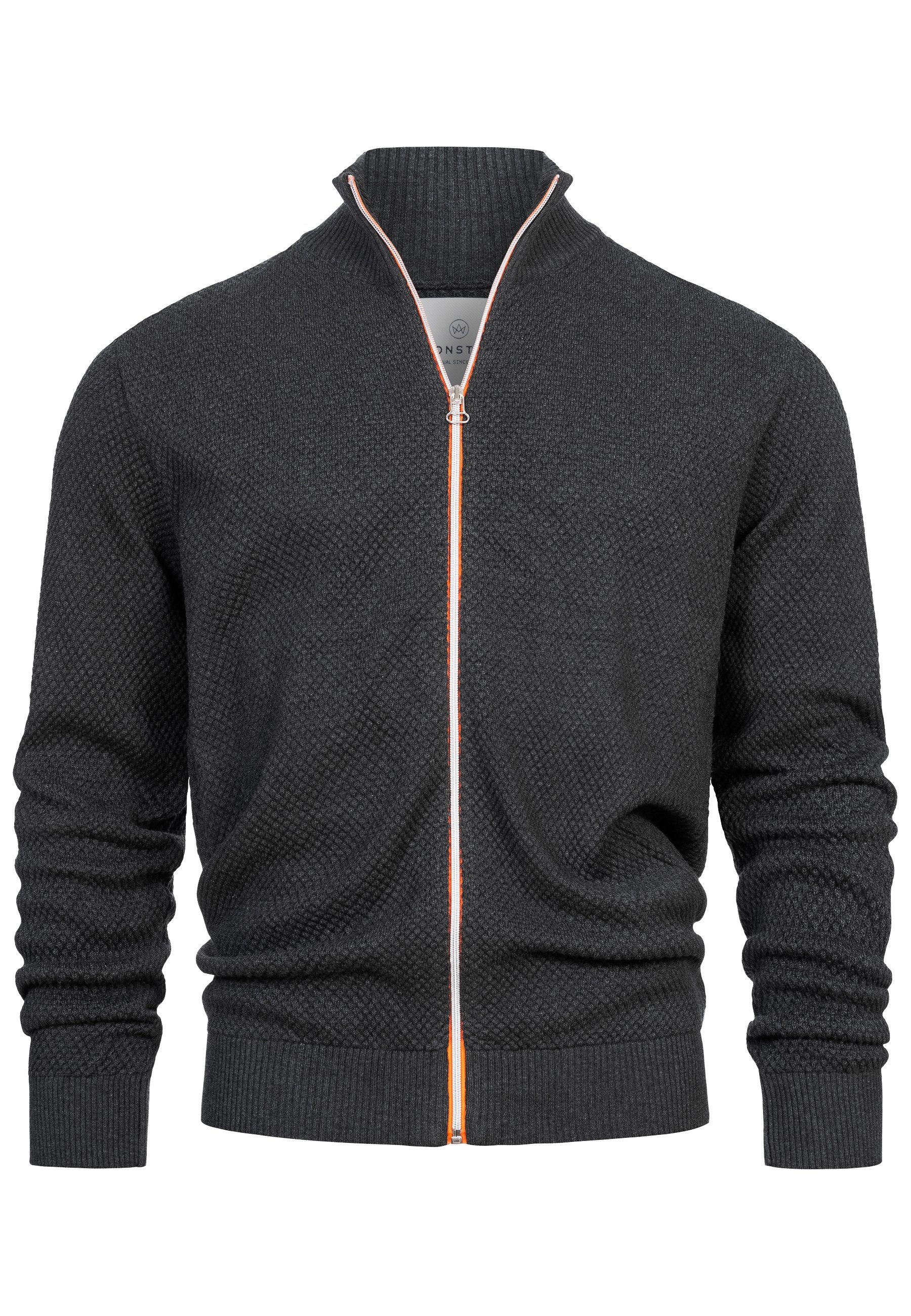 Kronstadt Sweatjacke KSErik Zip Feinstrickjacke mit günstig online kaufen