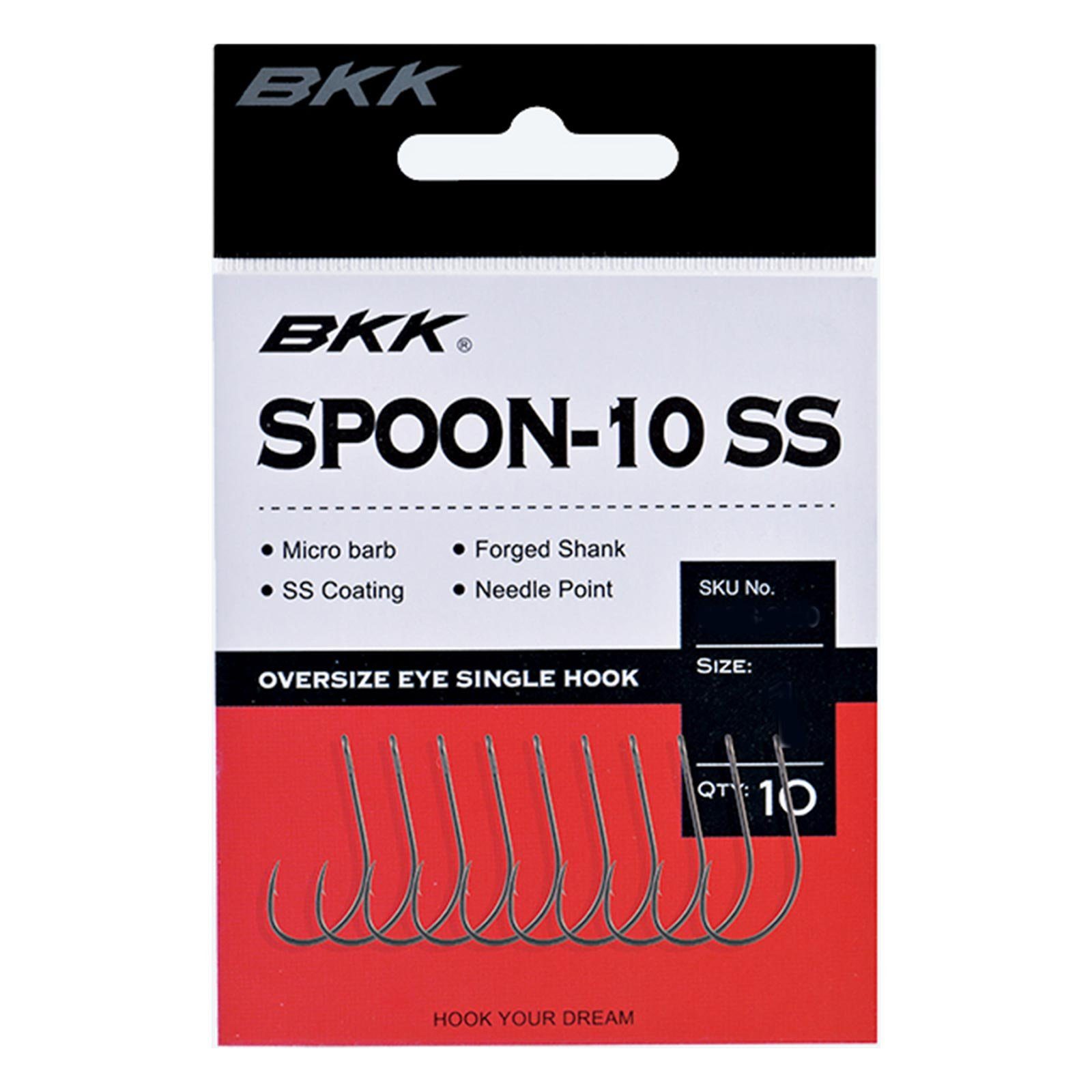 für Wurmhaken, Einzelhaken Spoons #4 BKK Spoon-10 BKK
