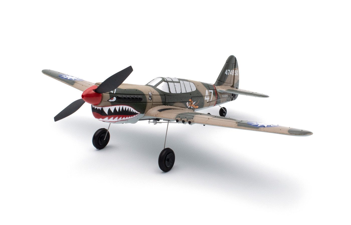 Robitronic RC-Helikopter Modster MDX P-40 Warhawk Warbird RC Flugzeug RTF inkl. 6-Achs-Fluglag