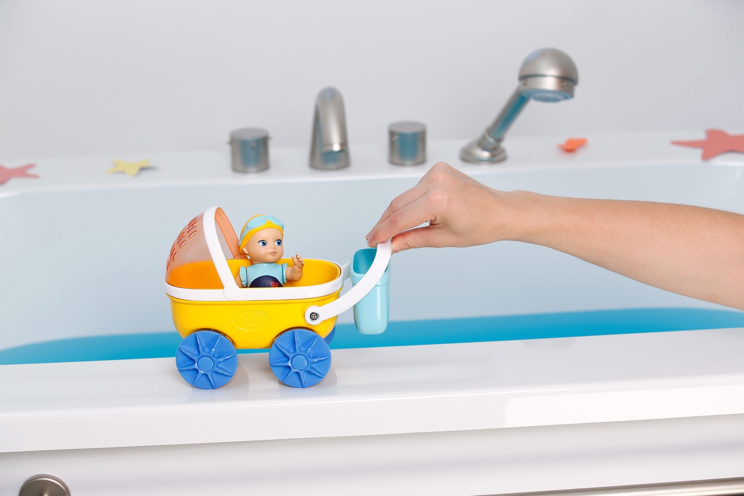 Baby Born Badespielzeug Splish Splash Kinderwagen mit Emma – Bild 4 von 5
