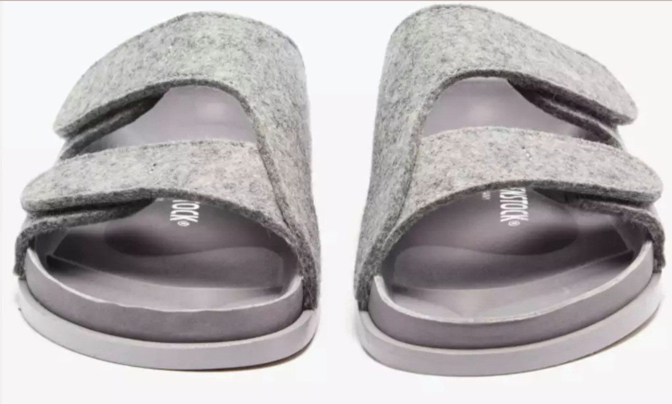 Birkenstock X TOOGOOD The Forager Wolle Felt Unisex Sandale konturiertes Lederfußbett, EVA-Gummi Korksohle, Velcro® Verschlüsse