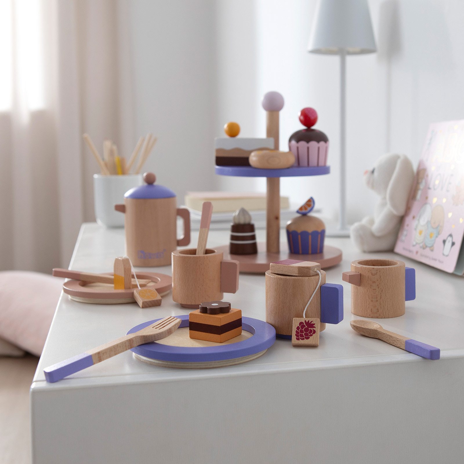 howa Spielgeschirr howa Kaffeeset und Teeset aus Holz für Kinder 4898, Kaff günstig online kaufen
