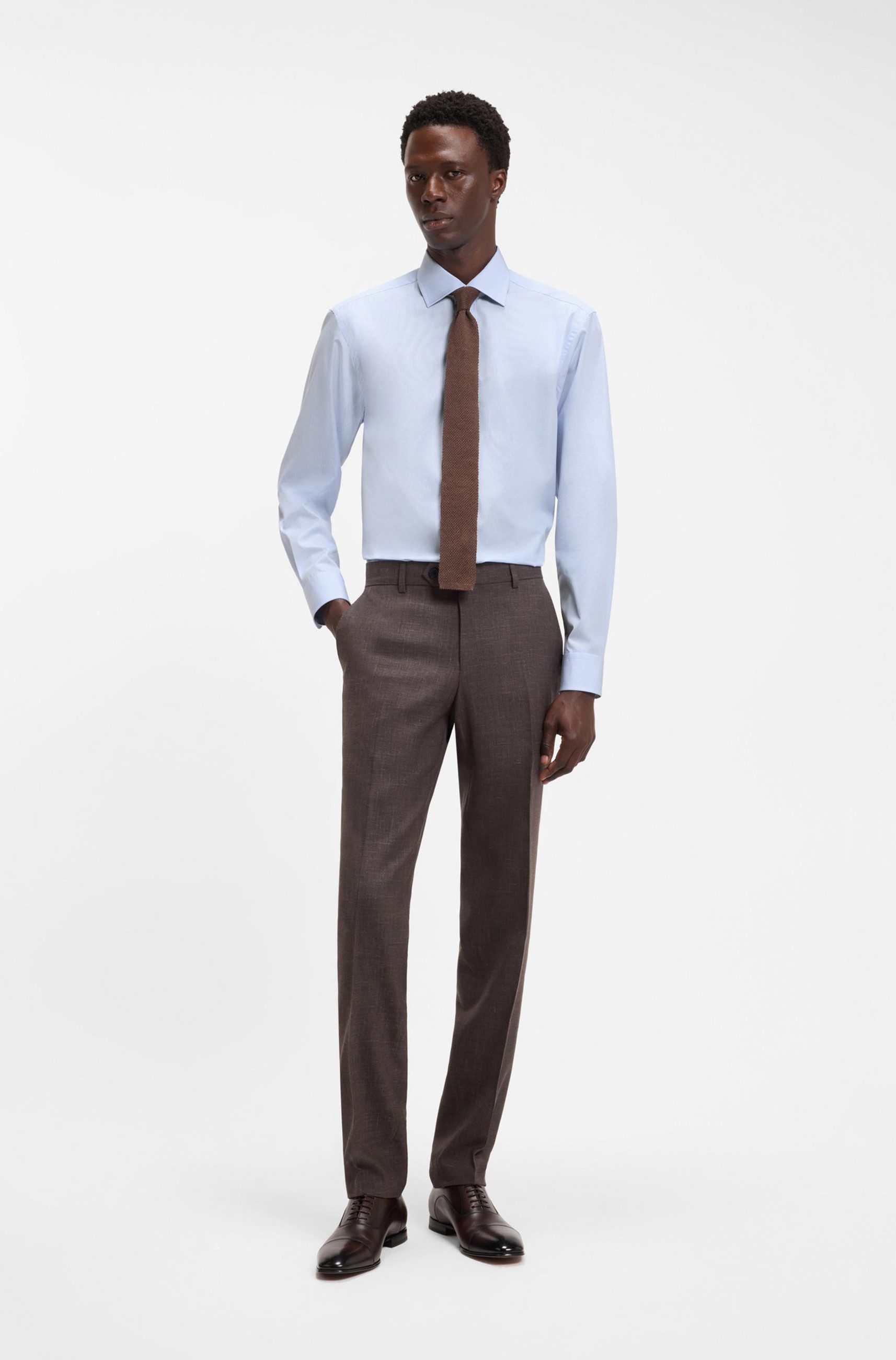 BOSS Businesshemd David aus der BECKHAM x BOSS Capsule (1-tlg)