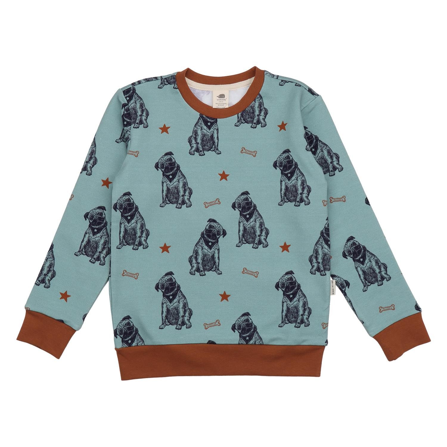 Sweatshirt Walkiddy mit Hundemotiv aus Bio Baumwolle