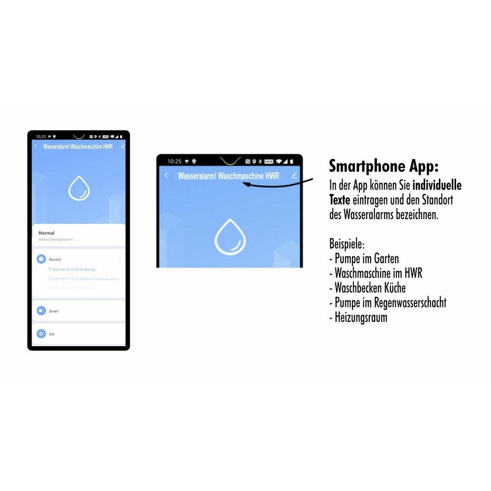 Protector Protector 15021 WA-11 Wassermelder mit WIFI-Alarmweiterleitung mit ex Wassermelder