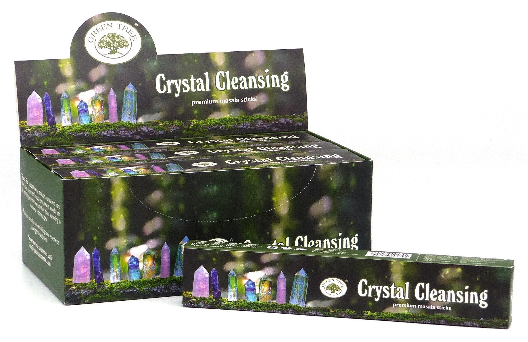 Green Tree Räucherstäbchen Green Tree Incense "Crystal Cleansing" 15gr.