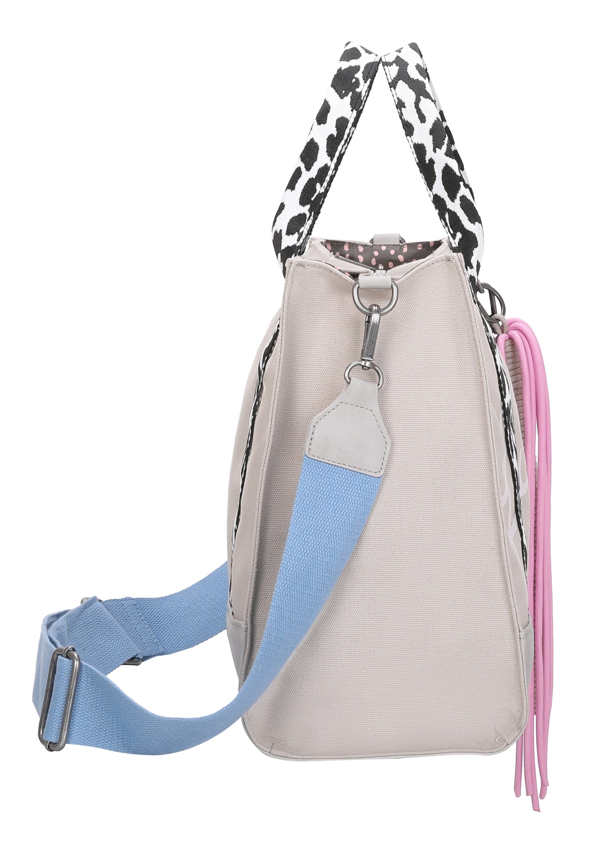 Fritzi aus Preußen Schultertasche Tote Bag Limited Summer Leo Sand, mit abnehmbarer Kordel