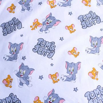Bettwäsche Tom und Jerry Disney Wende Bettwäsche Kopfkissen Bettdecke Katze Maus, Disney Baby, 100% Baumwolle, 2 teilig, 100% Baumwolle