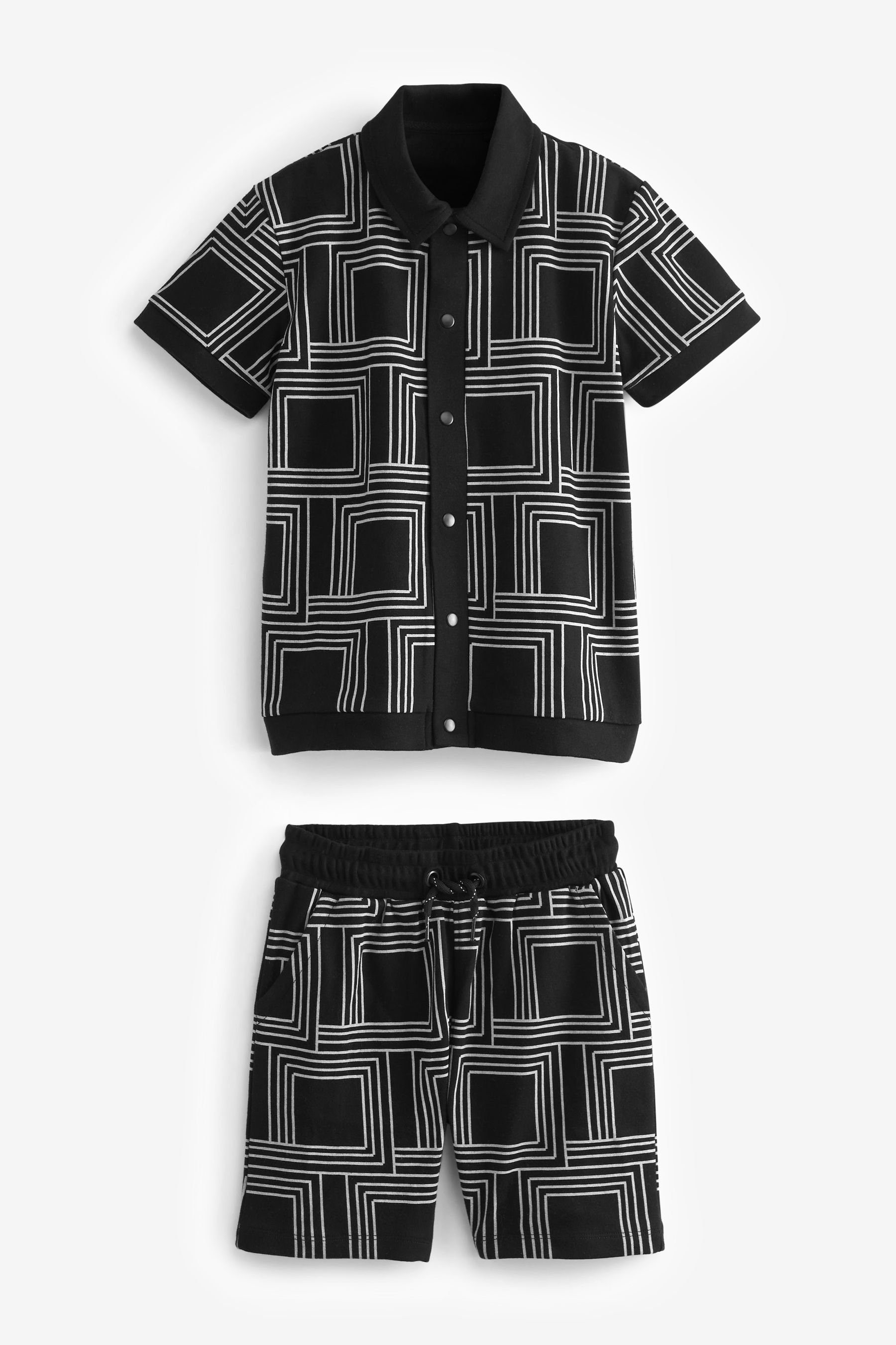 Next Shirt & Shorts Jersey-Hemd und Shorts im Set (2-tlg)