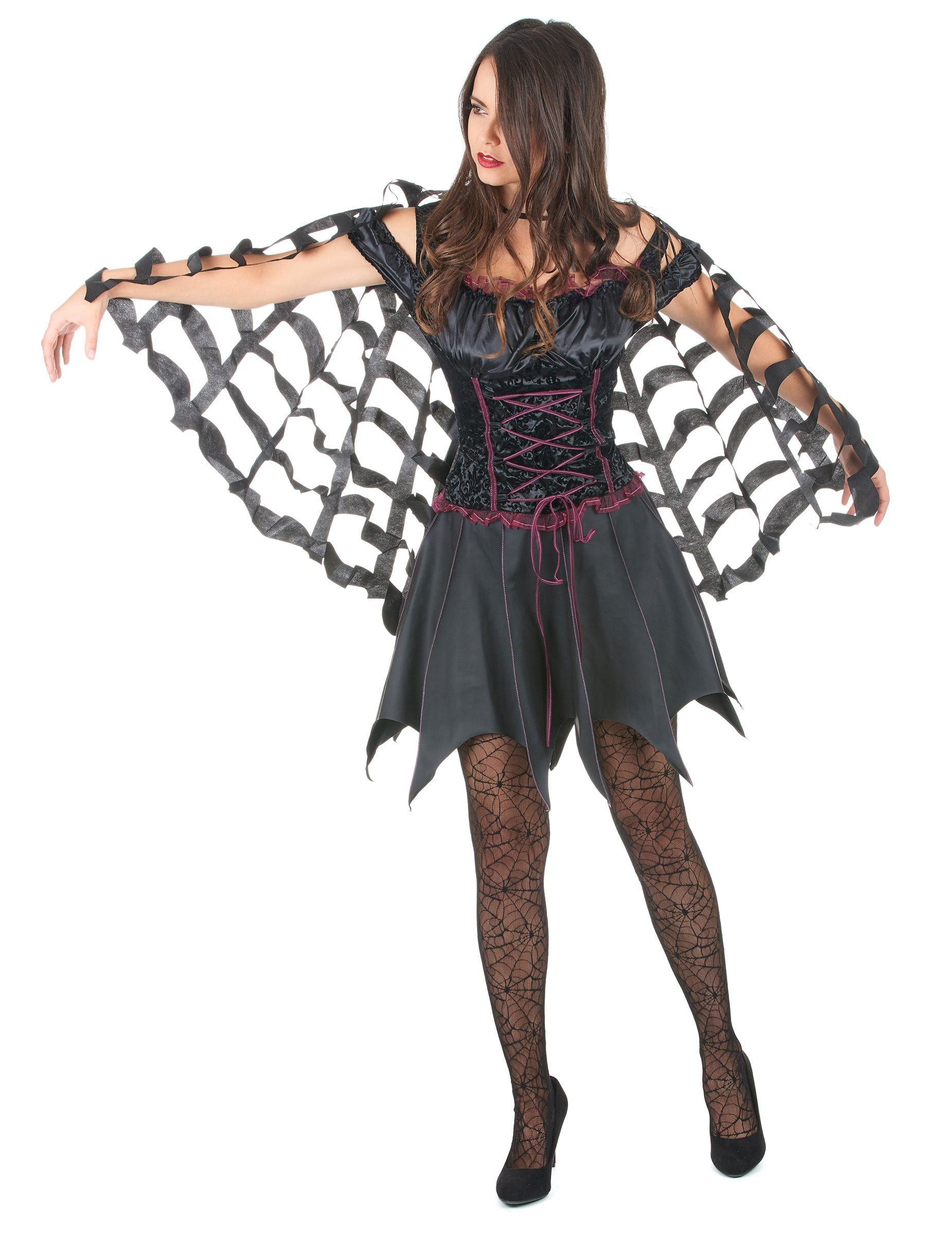 Espa Kostüm Fledermaus-Umhang Vampirkostüm-Accessoire schwarz